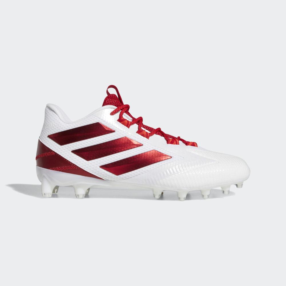 Adidas Men's Freak Carbon Low Football Boots White/Red Ireland F97396